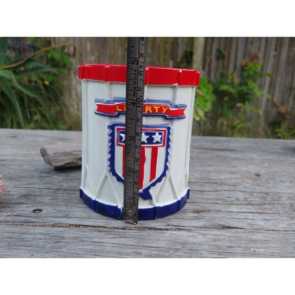 Vintage Liberty Drum Collectable Piggy Bank - Picture 10 of 10